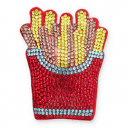 Statement charms with strass fries Red-Yellow-Turquoise-Rose Gold