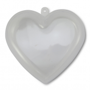 Transparent ornament heart Transparent