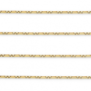 Stainless steel findings belcher chain rectangle Gold