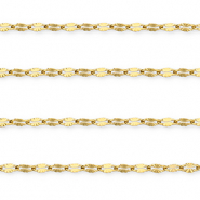 Stainless steel findings belcher chain oval Gold