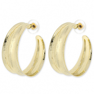 Trendy earrings / earpin Gold