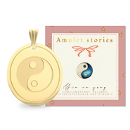 BY31® Stainless steel charms Yin & Yang Gold