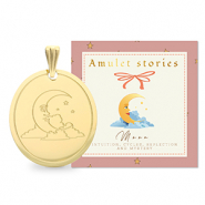 BY31® Stainless steel charms moon Gold