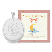 BY31® Stainless steel charms moon Silver