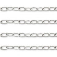 Stainless steel belcher chain anchor cable Silver