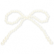Statement charms bow White