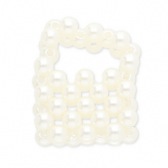 Statement charms handbag White