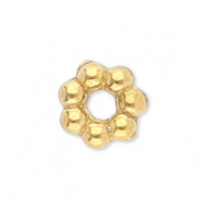 Stainless steel beads spacer Bali ring 3mm Gold