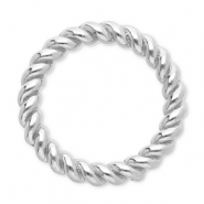 Stainless steel findings closed ring 12mm Silver