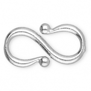 Stainless steel findings S-hook clasp Silver