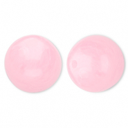 20 mm acrylic beads round Pink-Marble