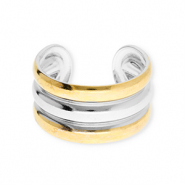 Stainless steel rings Silver-Gold