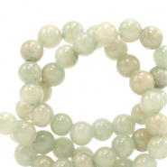 6mm natural stone beads Ice Green