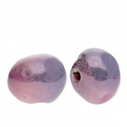 DQ® greek ceramic beads Lilac Purple