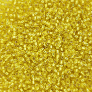 Miyuki seed beads 15/0 Silver Lined Yellow 15-0006
