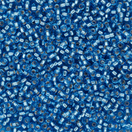 Miyuki seed beads 15/0 Silver Lined Sapphire 15-0019