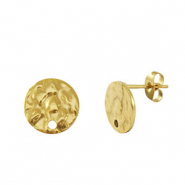 Stainless steel earrings / earpin Gold