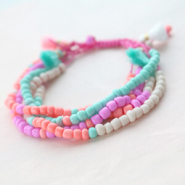 Inspirational Sets Jewellery set with glass seed beads