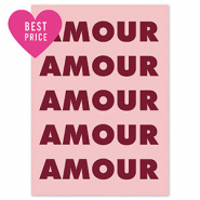 BY31® Jewellery cards "Amour" Pink-Bordeaux