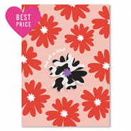 BY31® Jewelley cards "One of a kind" Red-Orange-Black-White