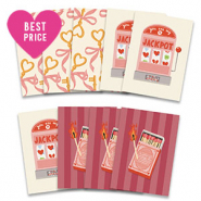 BY31® Jewellery cards assorted valentine Multicolour