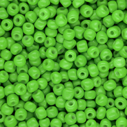 Glass seed beads 6/0 (4mm) Green