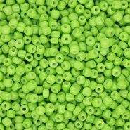 Glass seed beads 8/0 (3mm) Lime Green
