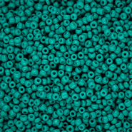 Glass seed beads 12/0 (2mm) Teal Green