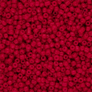 Glass seed beads 12/0 (2mm) Red