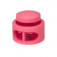 Colourful jewellery findings cord stopper round Pink