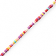 Beads Ceramic rondelle Multicolour