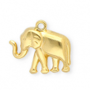 Stainless steel charms elephant Gold
