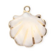 Shell pendants specials scallop White-Gold