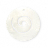 Shell pendants specials spiral White