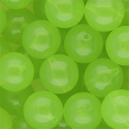 16 mm DQ&reg; acrylic beads shiny Light Green