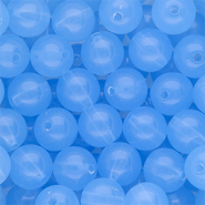 12 mm DQ&reg; acrylic beads shiny Blue