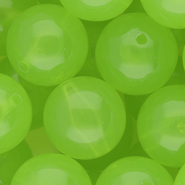 20 mm DQ&reg; acrylic beads shiny Light Green