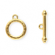 Stainless steel findings toggle clasp Gold