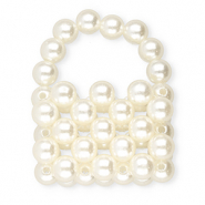 BY31&reg; Statement charms handbag Off White