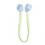 Statement charms tulip shiny Light Green-Light Blue