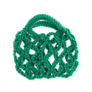 Handmade crocheted bags Dark Green