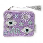 BY31&reg; Pouch mystic Purple-White-Turquoise Blue-Silver