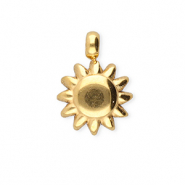 BY31® Stainless steel charms sun Gold