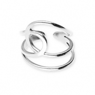 Stainless steel rings Silver