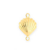 Stainless steel findings connector shell Gold