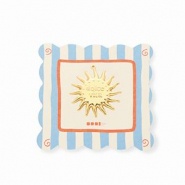 BY31® Eco-brass metal charms sun Dolce vita"" Gold