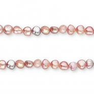 TQ Freshwater pearls nugget Seashell Pink
