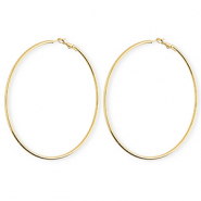 Stainless steel earrings / creoles Gold
