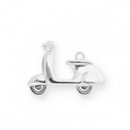 BY31® Eco-brass metal charms scooter Silver