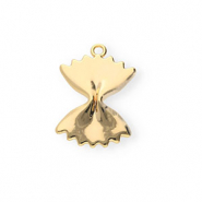 BY31® Eco-brass metal charms farfalle pasta Gold